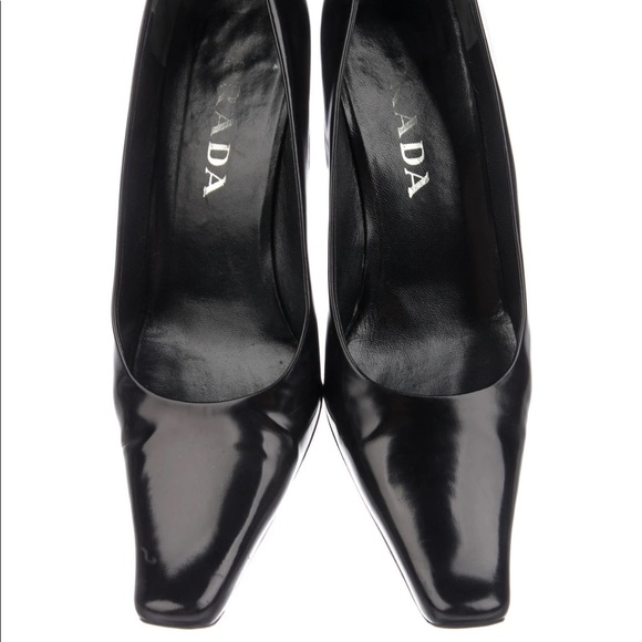 Vintage Prada square toe heels - Picture 2 of 4